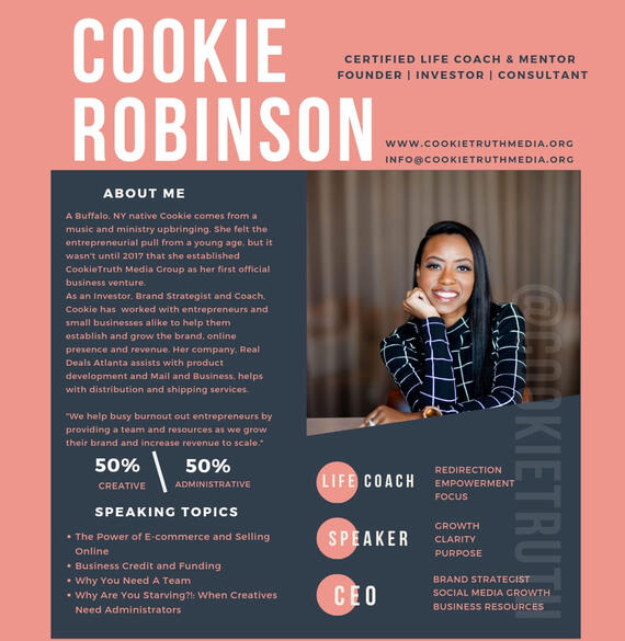 Cookie Robinson, CEO CookieTruth Media Group